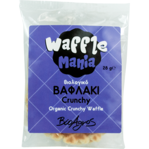 ΒΙΟΛΟΓΙΚΟ ΒΑΦΛΑΚΙ CRUNCHY "WAFFLE MANIA"- 28gr