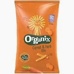 ΒΙΟΛΟΓΙΚΟ ΣΝΑΚ CARROT STIX Χ/ΓΛ "ORGANIX"- 4Χ15gr