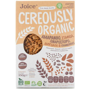 ΒΙΟΛΟΓΙΚΑ ΔΗΜΗΤΡΙΑΚΑ ΜΕ ΑΜΑΡΑΝΘΟ "JOICE"- 350gr