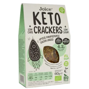 ΚΡΑΚΕΡΣ ΚΕΤΟ ΣΝΑΚ ΜΕ ΛΙΝΑΡΟΣΠΟΡΟ ''JOICE''- 60gr