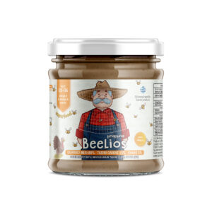 ΜΕΛΙ ΜΕ ΤΑΧΙΝΙ ΟΛΙΚΗΣ ΚΑΙ ΚΑΚΑΟ "ΜΠΑΡΜΠΑ BEELIOS"- 280gr