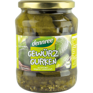 ΒΙΟΛΟΓΙΚΑ ΑΓΓΟΥΡΑΚΙΑ ΤΟΥΡΣΙ "DENNREE"- 670gr