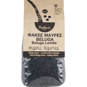 ΒΙΟΛΟΓΙΚΕΣ ΦΑΚΕΣ ΜΑΥΡΕΣ BELUGA "ΒΙΟΑΓΡΟΣ"- 500gr