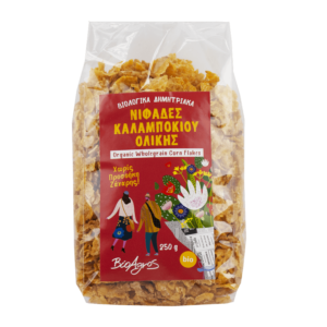 ΒΙΟΛΟΓΙΚΑ CORN FLAKES ΟΛΙΚΗΣ Χ/Ζ ''ΒΙΟΑΓΡΟΣ''- 250gr