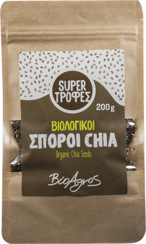 ΒΙΟΛΟΓΙΚΕΣ ΥΠΕΡ/ΦΕΣ ΣΠΟΡΟΙ CHIA "ΒΙΟΑΓΡΟΣ"- 200gr