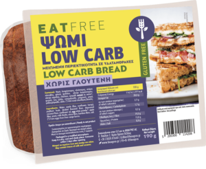 ΒΙΟΛΟΓΙΚΟ ΨΩΜΙ LOW CARB "EAT FREE"- 190gr