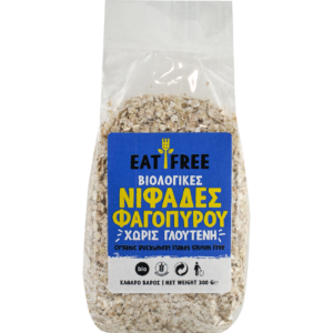 ΒΙΟΛΟΓΙΚΟ EAT FREE ΝΙΦΑΔΕΣ ΦΑΓΟΠΥΡΟ "ΒΙΟΑΓΡΟΣ"- 300gr