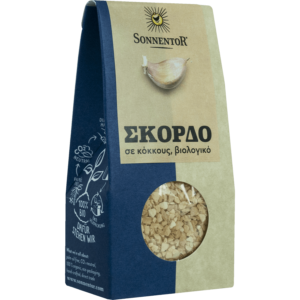 ΒΙΟΛΟΓΙΚΟ ΣΚΟΡΔΟ ΘΡΥΜΜΑΤΙΣΜΕΝΟ "SONNENTOR"- 40gr