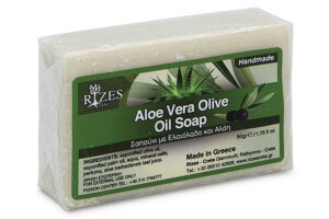 ALOE VERA ΣΑΠΟΥΝΙ ΕΛΑΙΟΛΑΔΟΥ "RIZES"- 50gr