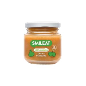 ΒΙΟΛΟΓΙΚΗ ΦΡΟΥΤΟΚΡΕΜΑ ΜΗΛΟ/ ΑΧΛΑΔΙ 6Μ+ MULTI "SMILEAT"- 130gr