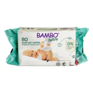 ΜΑΝΤΗΛΑΚΙΑ ΒΡΕΦΙΚΑ "BAMBO NATURE"- 80ΤΕΜ