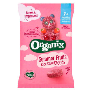 ΒΙΟΛΟΓΙΚΗ ΡΥΖΟΓΚΟΦΡΕΤΑ CLOUDS SUMMER FRUITS Χ/ΓΛ "ORGANIX"- 40gr