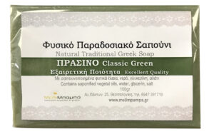 ΣΑΠΟΥΝΙ ΠΡΑΣΙΝΟ ΚΛΑΣΙΚΟ "MELIMPAMPA"- 100gr