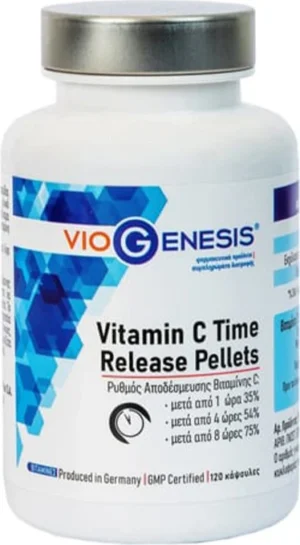 VITAMIN C TIME RELEASE ORIGINAL TRIPLE PHASE "VIOGENESIS"- 120CAPS