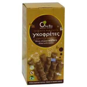 ΒΙΟΛΟΓΙΚΑ ΠΟΥΡΑΚΙΑ ΜΕ ΣΟΚΟΛΑΤΑ "ΌΛΑ ΒΙΟ"-140gr