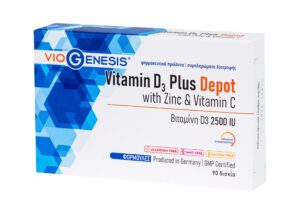 VITAMIN D3 PLUS "VIOGENESIS"-90caps