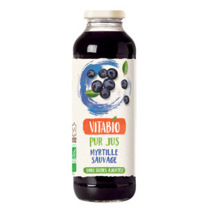 ΒΙΟΛΟΓΙΚΟΣ ΧΥΜΟΣ ΑΓΡΙΟ ΜΥΡΤΙΛΛΟ 100% "VITABIO"- 500ml