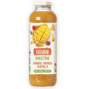 ΒΙΟΛΟΓΙΚΟ SMOOTHIE ΜΑΝΓΚΟ-ΑΝΑΝΑΣ-ΑΣΕΡΟΛΑ "VITA BIO"- 500ml