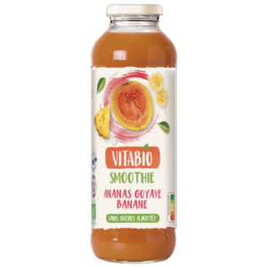 ΒΙΟΛΟΓΙΚΟ SMOOTHIE ΑΝΑΝΑΣ-ΓΚΟΥΑΒΑ-ΜΠΑΝΑΝΑ "VITA BIO"- 500ml