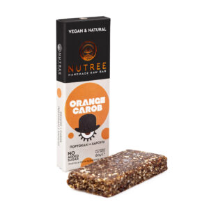 ENERGY BAR ΜΕ ΠΟΡΤΟΚΑΛΙ ΚΑΙ ΧΑΡΟΥΠΙ Χ/ΓΛ "NUTREE"- 60gr