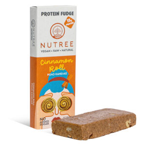 PROTEIN FUDGE ΡΟΛΟ ΚΑΝΕΛΑΣ Χ/ΓΛ "NUTREE"- 60gr