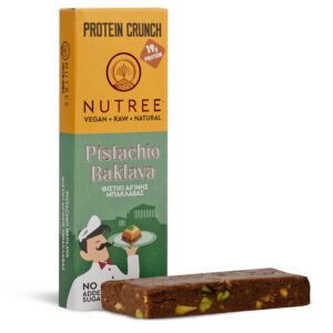 PROTEIN CRUNCH ΜΕ ΦΥΣΤΙΚΙ ΜΠΑΚΛΑΒΑΣ Χ/ΓΛ "NUTREE"- 60gr