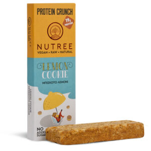 PROTEIN CRUNCH ΜΕ ΜΠΙΣΚΟΤΟ ΛΕΜΟΝΙ Χ/ΓΛ "NUTREE"- 60gr