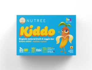 ΒΙΟΛΟΓΙΚΗ ΜΠΑΡΑ KIDDO ΜΕ ΜΠΑΝΑΝΑ ΚΑΙ ΚΑΡΟΤΟ Χ/ΓΛ "NUTREE"- 4x30gr
