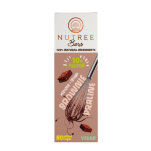 ΜΠΑΡΑ ΜΕ ΜΠΡΑΟΥΝΙ ΚΑΙ ΠΡΑΛΙΝΑ Χ/ΓΛ "NUTREE"- 50gr