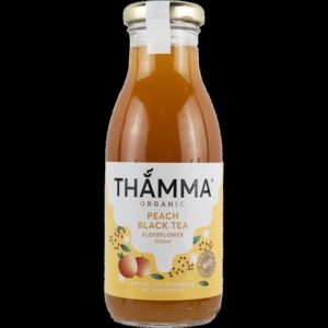 ΒΙΟΛΟΓΙΚΟ ICE TEA ΜΑΥΡΟ ΤΣΑΙ ΡΟΔΑΚΙΝΟ ''THAMMA''- 300ml