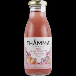 ΒΙΟΛΟΓΙΚΟ ICE TEA ΤΣΑΙ ΡΟΖ ΓΚΡΕΙΠΦΡΟΥΤ ΜΕ ΛΟΥΙΖΑ ''THAMMA''- 300ml