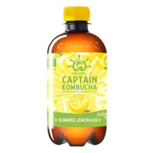 ΒΙΟΛΟΓΙΚΟ ΠΟΤΟ ΛΕΜΟΝΑΔΑ Χ/ΓΛ "CAPTAIN KOMBUCHA"- 400ml