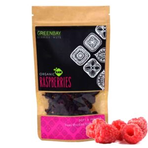 ΒΙΟΛΟΓΙΚΑ RASPBERRIES ΣΜΕΟΥΡΑ ΑΠΟΞΗΡΑΜΕΝA "GREENBAY"- 125gr