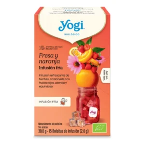 ΒΙΟΛΟΓΙΚΟ TEA STRAWBERRY ORANGE COLD BREW Χ/ΓΛ "YOGI"- 30gr