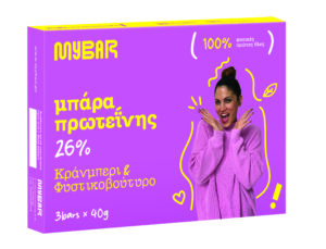 ΜΠΑΡΑ ΠΡΩΤΕΙΝΗΣ (ΣΥΝΑΤΣΑΚΗ) "MYBAR"- 3x40gr