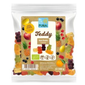 ΒΙΟΛΟΓΙΚΑ ΖΕΛΕΔΑΚΙΑ ΑΡΚΟΥΔΑΚΙΑ TEDDY Χ/ΓΛ "PURAL" - 100gr