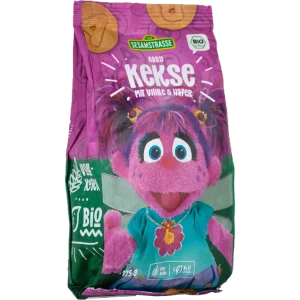 ΒΙΟΛΟΓΙΚΑ ΜΠΙΣΚΟΤΑ ABBY ΜΕ ΒΑΝΙΛΙΑ ΚΑΙ ΒΡΩΜΗ SESAME STREET 125gr