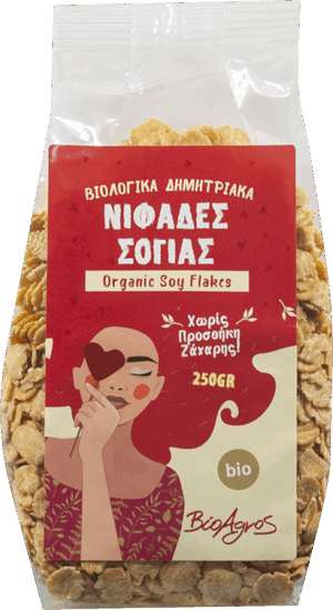 ΒΙΟΛΟΓΙΚΕΣ ΝΙΦΑΔΕΣ ΣΟΓΙΑΣ "ΒΙΟΑΓΡΟΣ" ΒΙΟ- 250gr