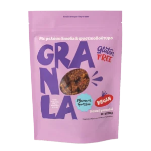 ΓΚΡΑΝΟΛΑ ΜΕ ΜΕΛΑΣΑ ΚΑΙ ΦΥΣΤΙΚΟΒΟΥΤΥΡΟ "EMELIA"- 280gr