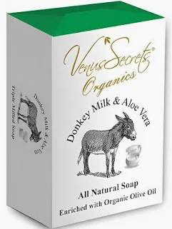 ΣΑΠΟΥΝΙ ΜΕ ΓΑΛΑ ΓΑΙΔAΡΑΣ & ΑΛΟΗ "VENUS SECRETS ORGANICS" - 110gr