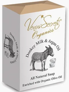 ΣΑΠΟΥΝΙ ΜΕ ΓΑΛΑ ΓΑΙΔAΡΑΣ & ΕΛΑΙΟ ΑΡΓΚΑΝ "VENUS SECRETS ORGANICS" - 110gr