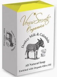 ΣΑΠΟΥΝΙ ΜΕ ΓΑΛΑ ΓΑΙΔAΡΑΣ & ΚΑΛΕΝΤΟΥΛΑ "VENUS SECRETS ORGANICS" - 110gr